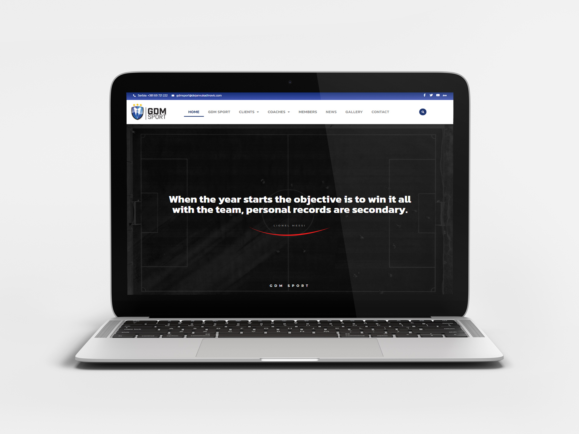 GDM sport: MacBook