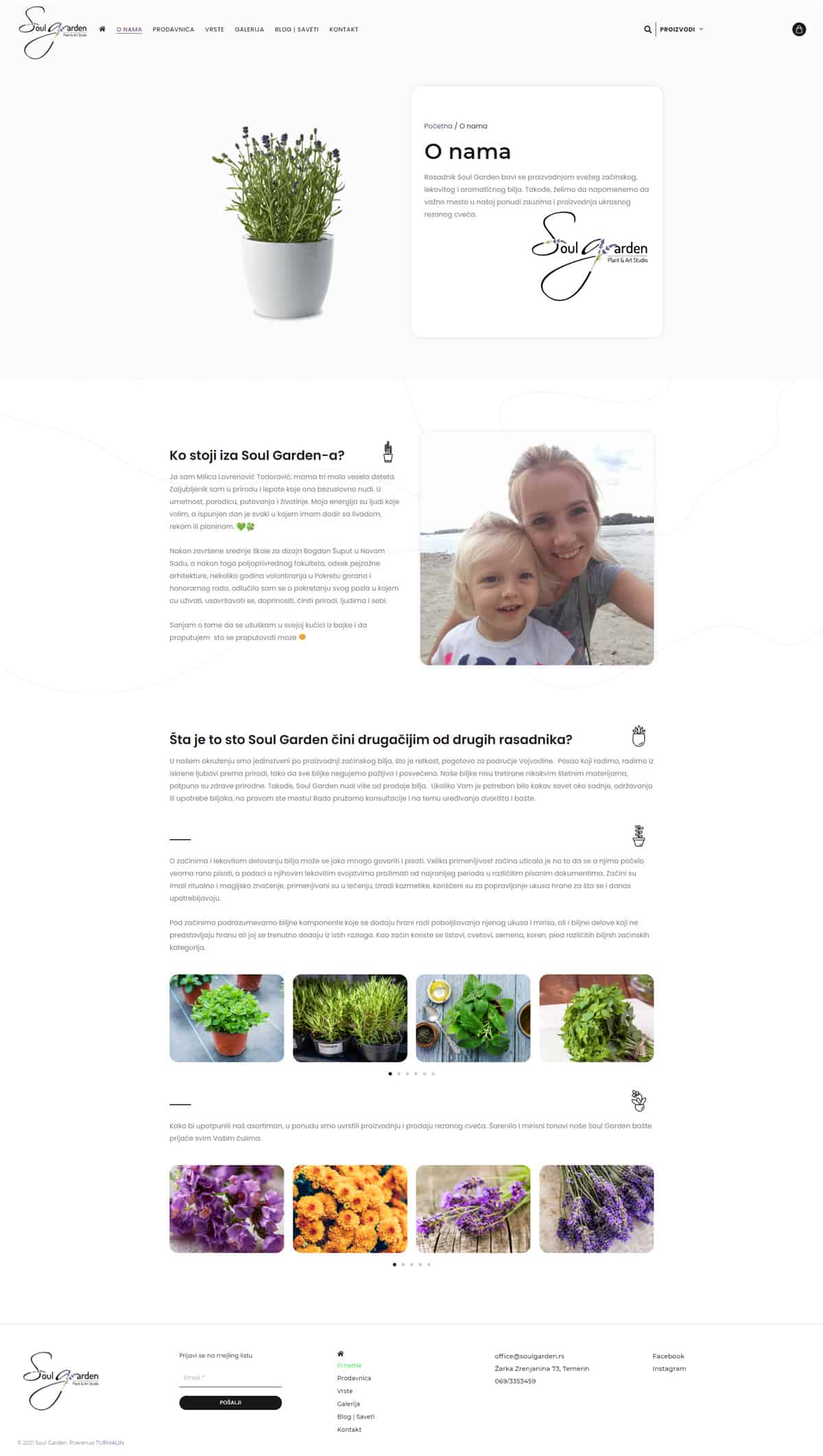 SoulGarden: O nama stranica