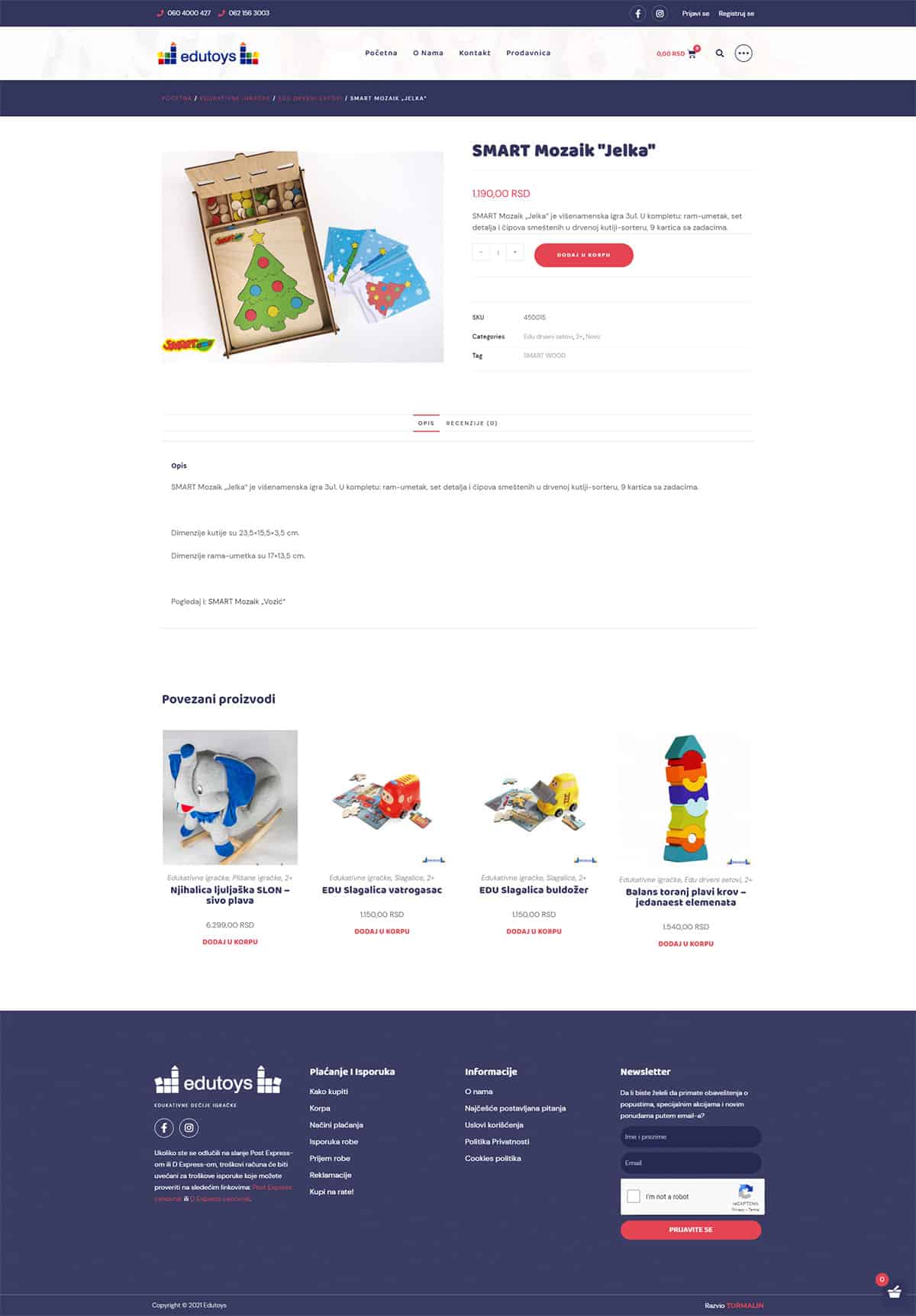 EduToys: Proizvod